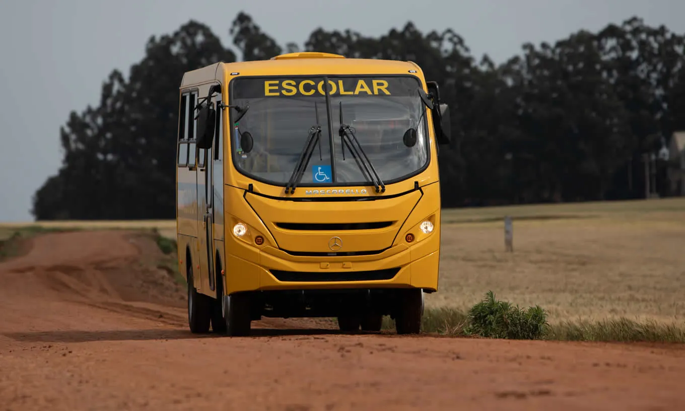 Programa Caminho da Escola receberá 2.600 ônibus da Mercedes Benz
