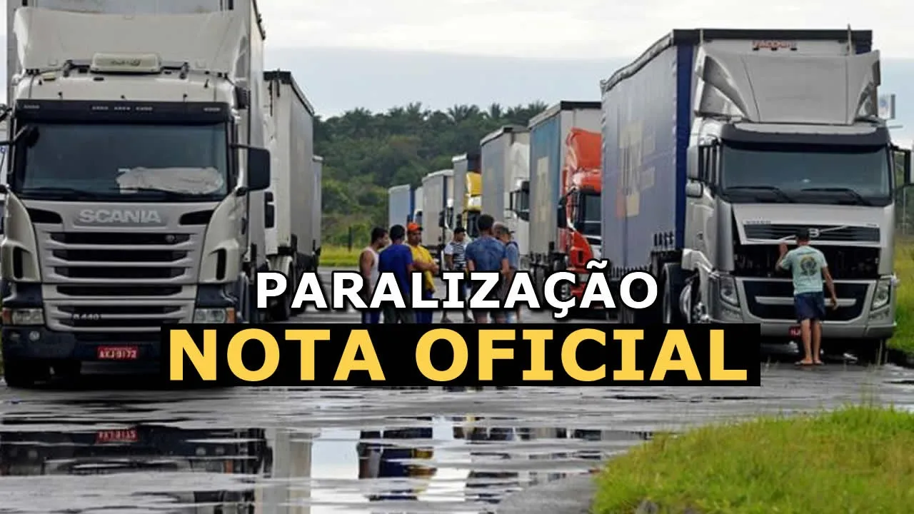 Transportadoras e autônomos divulgam nota oficial sobre greve que dura 5 dias