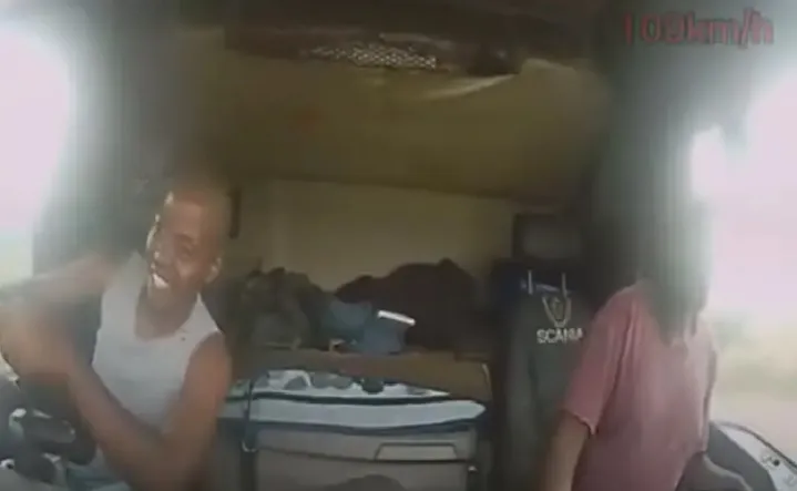 Vídeo ultrapassagem ilegal de caminhoneiro a 100 kmh termina em tragédia