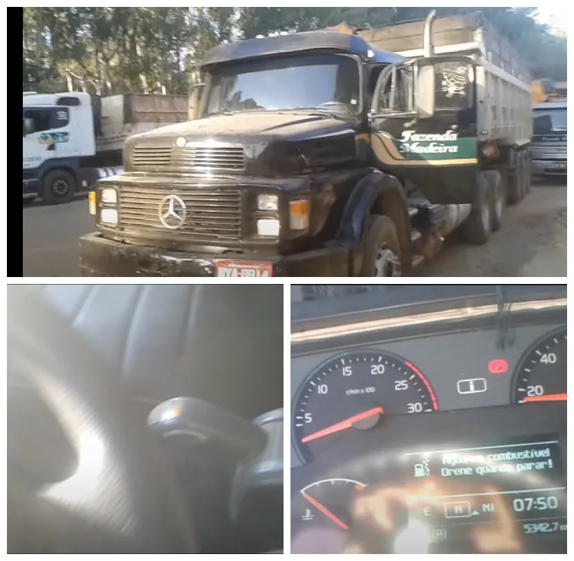 Mula 1934 com adaptação do motor FH460 câmbio I-Shift consegue puxar até 9 eixo