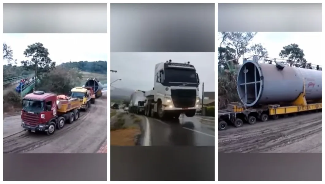 Vídeo: Caminhoneiros raízes que puxaram cargas inacreditáveis