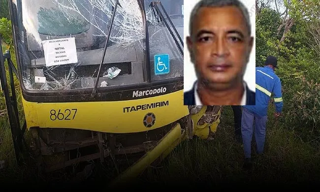 Na BR-101 motorista de ônibus interestadual morre baleado por bandidos