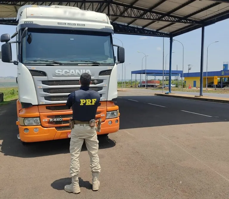 Com informações do rastreamento transportadora consegue recuperar carreta com ajuda da PRF&nbsp;