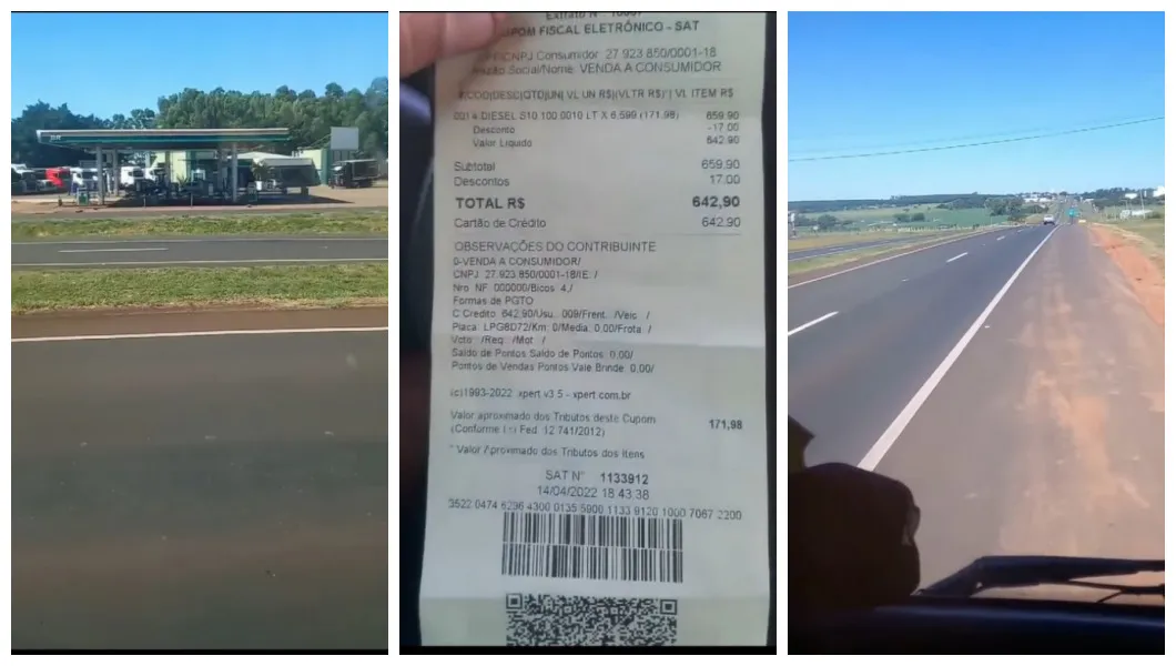 Caminhoneiro é expulso de posto mesmo abastecendo 100 litros de diesel