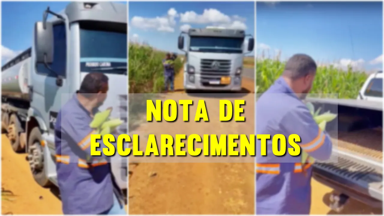 Fazendeiro emite nota de esclarecimento envolvendo gerente e caminhoneiro