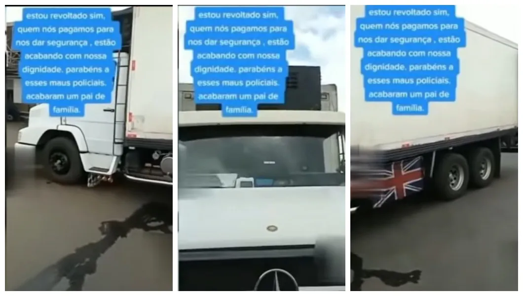 PRF faz caminhoneiro tirar todos os acessórios e ainda aplica 8 multas no caminhão