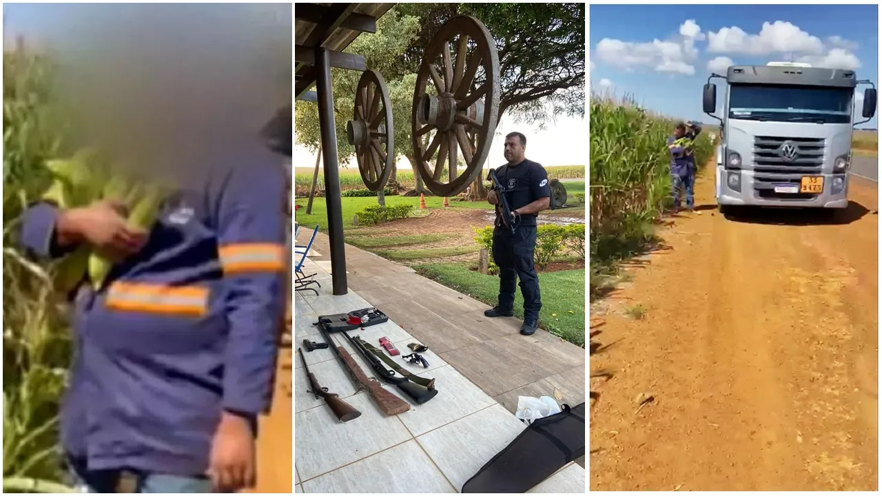 Gerente da fazenda que humilhou caminhoneiro e surpreendido por policiais