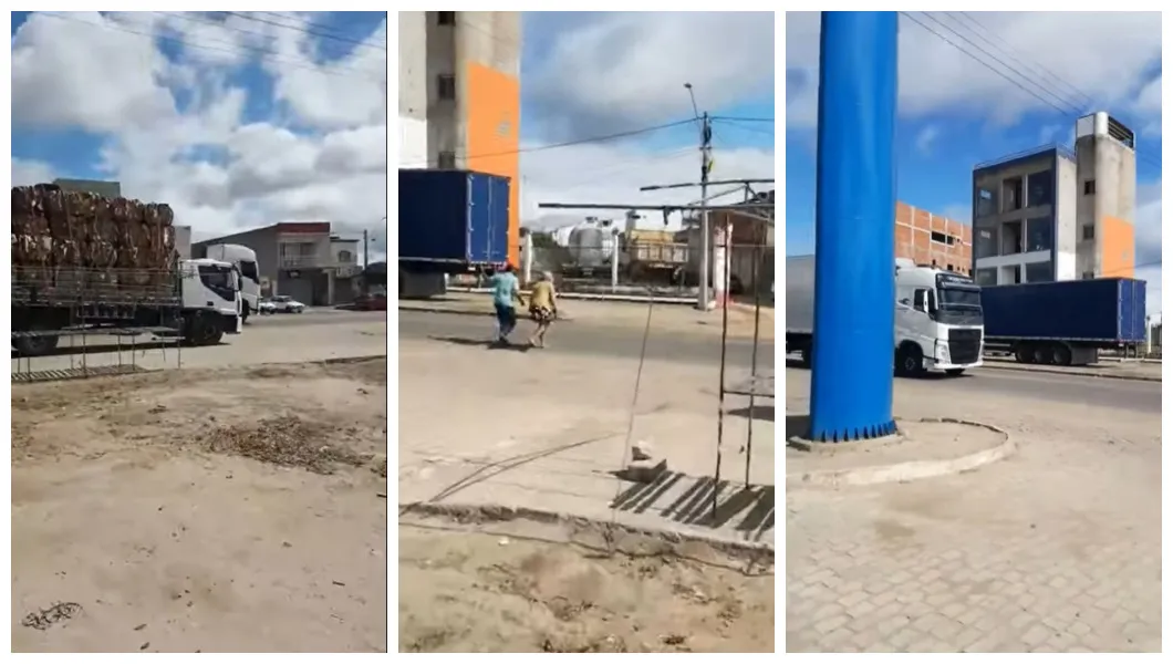 Caminhoneiro não ignora existência de casal idoso e se compadece com sua situação