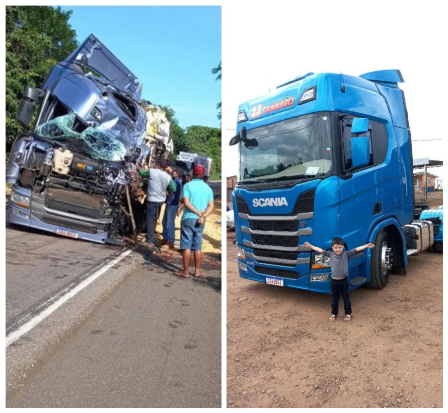Caminhão do acidente da Aline Fucther é restaurado e ficou 0 km