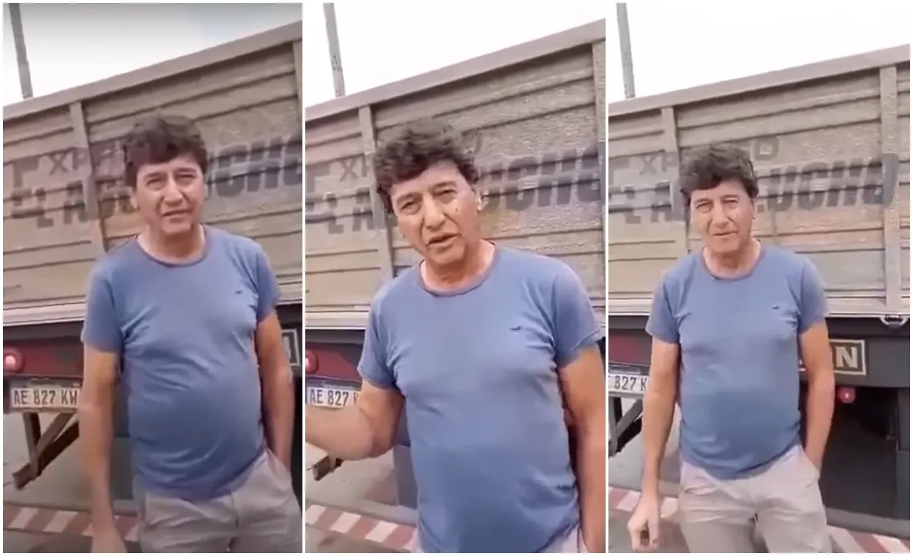 Caminhoneiro na Argentina manda recado para o Presidente Bolsonaro