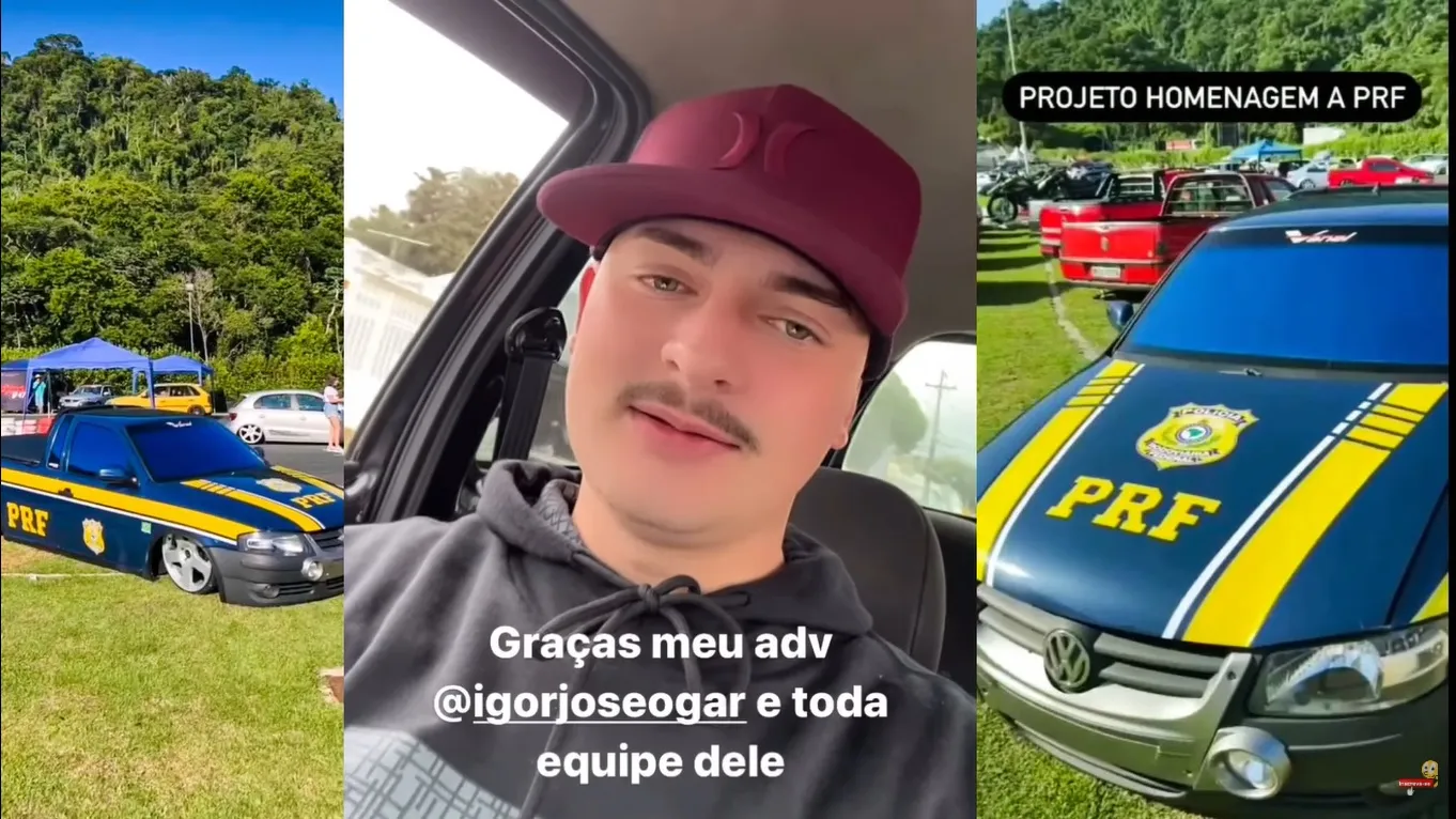 Saveiro com pintura da PRF finalmente será liberado do pátio