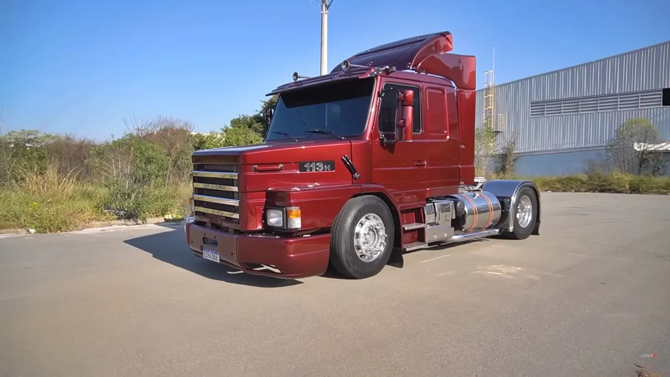 Olha o que ele fez nesse caminhão Scania 113H