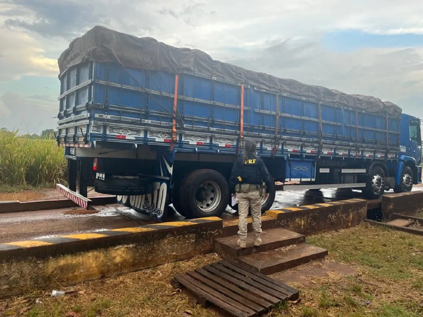 PRF no Maranhão termina fiscalização com flagrante de mais de 579 toneladas