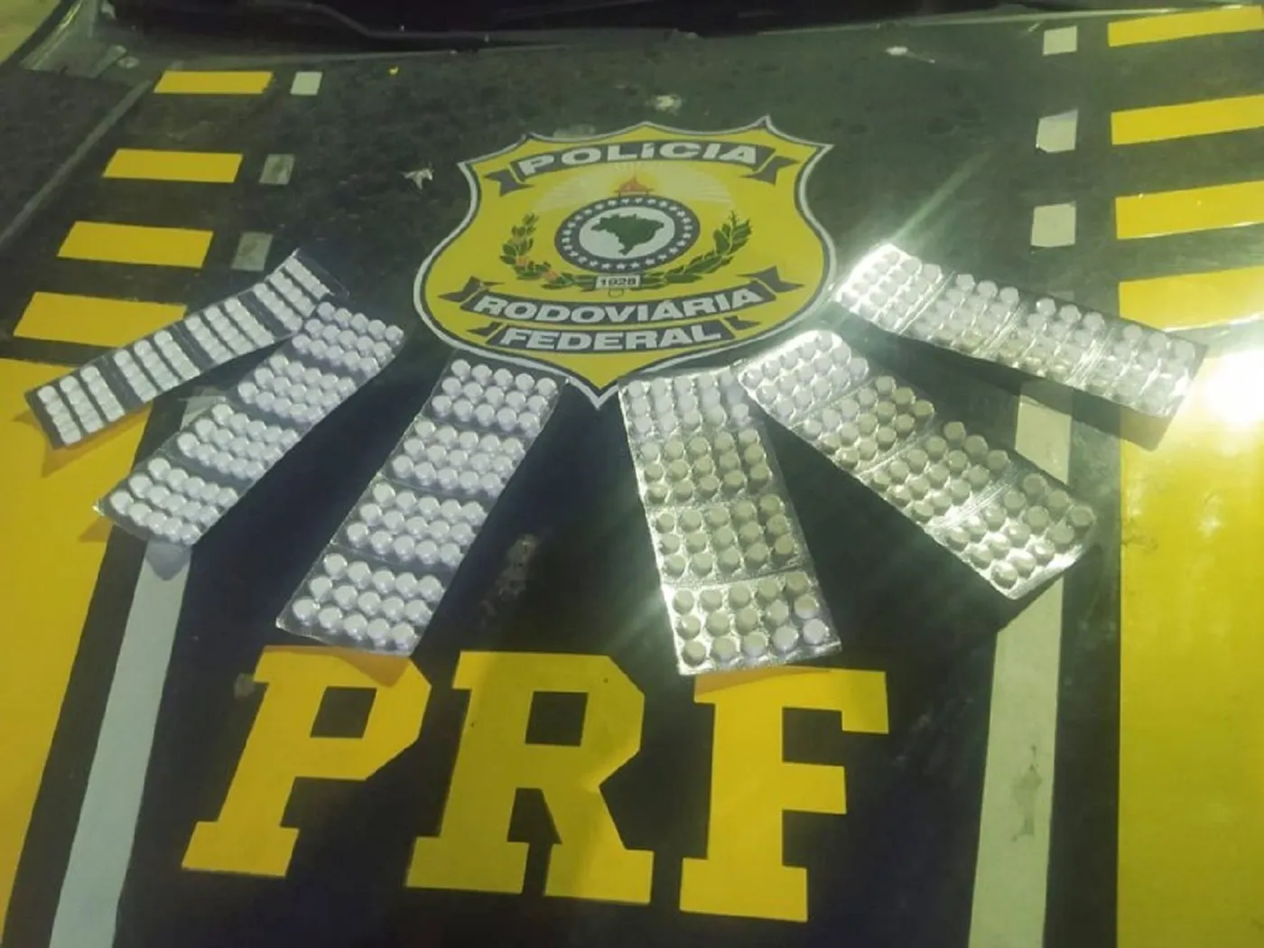 PRF flagra motorista com 360 comprimido de rebite para revender