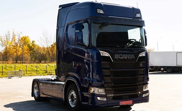 O primeiro caminhão Scania com o motor mais potente foi entregue na Ucrânia