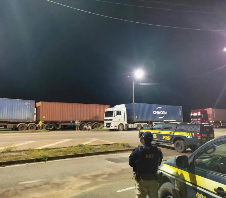 PRF registrou na BR-174 diversas ocorrências de excesso de peso no último fim de semana
