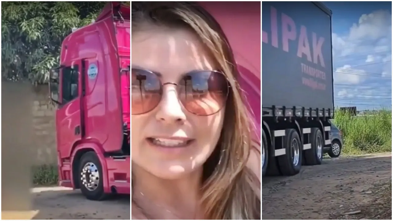 Preconceito ou falta de noção ?: Motorista interrompe manobra de caminhoneira