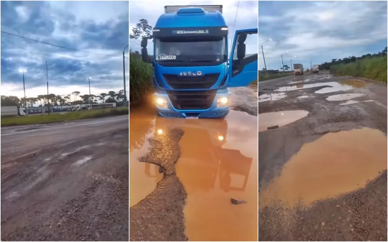 Estradas do Brasil preocupam caminhoneiros com buracos, acidentes e falta de manutenção