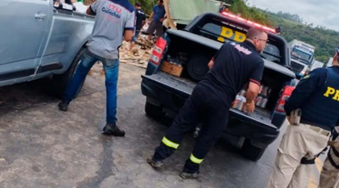 Fake News: PRF confirma que é falsa a informação que policiais saquearam carga de cerveja