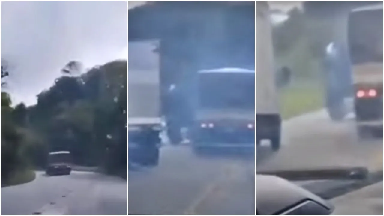 Caminhoneiros que brigaram por longo percurso em rodovias de Santa Catarina são identificados