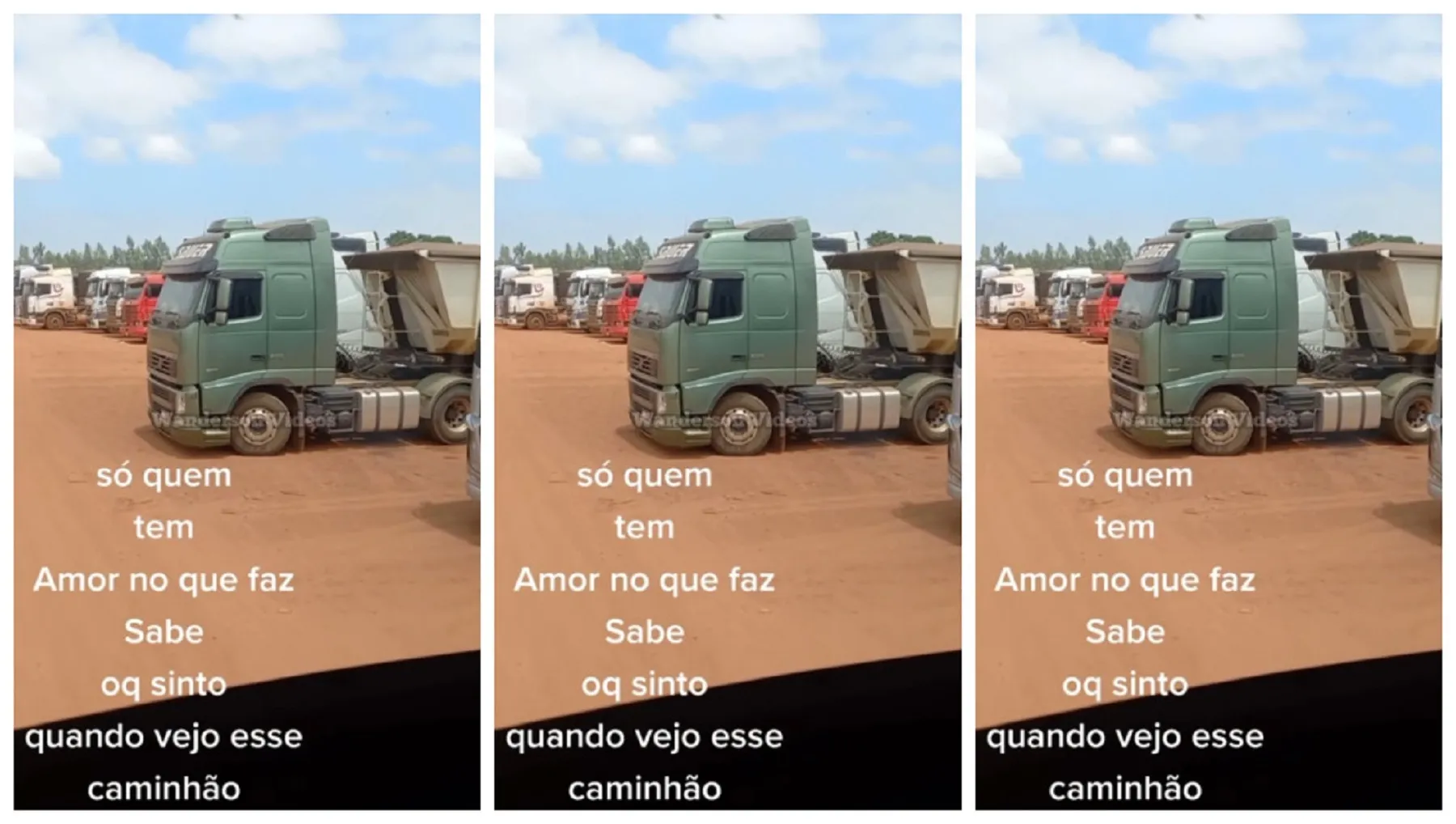 Caminhoneiro reencontra caminhão que já trabalhou e se emociona
