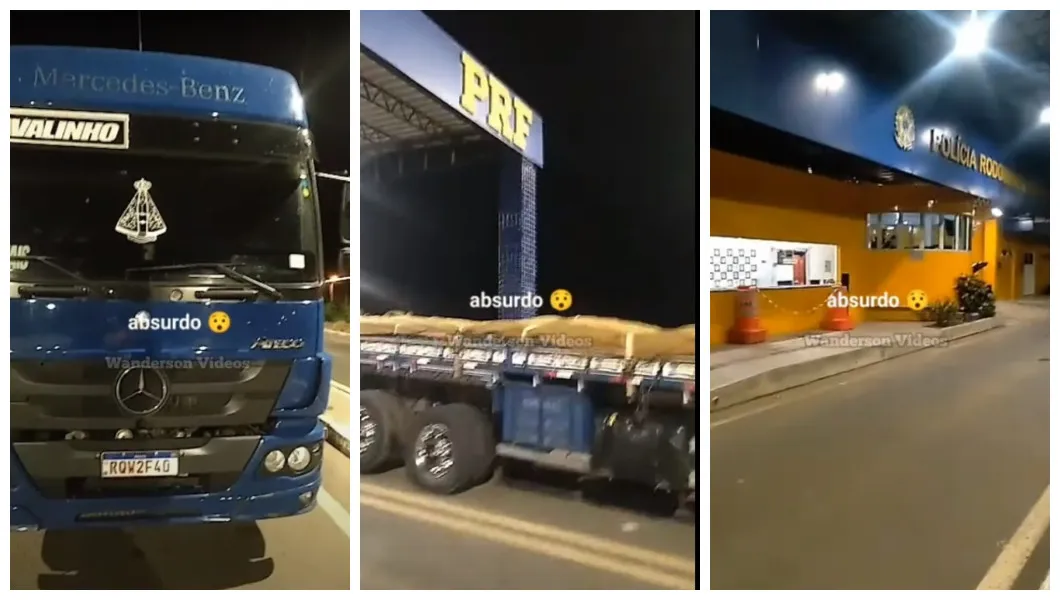Caminhoneiro fica preso por 3 dias para remover imagem de nossa senhora