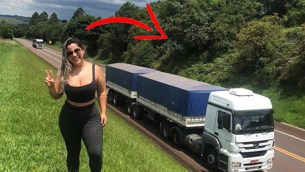 Mulheres caminhoneiras manobrando carretas como você nunca viu