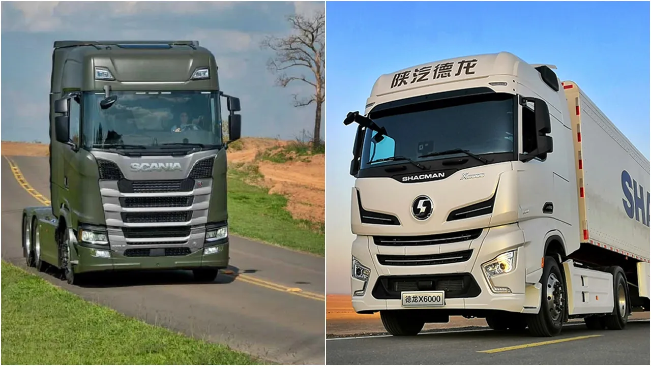 Scania 770 x Shacman x6000 | os caminhões mais potentes do mundo