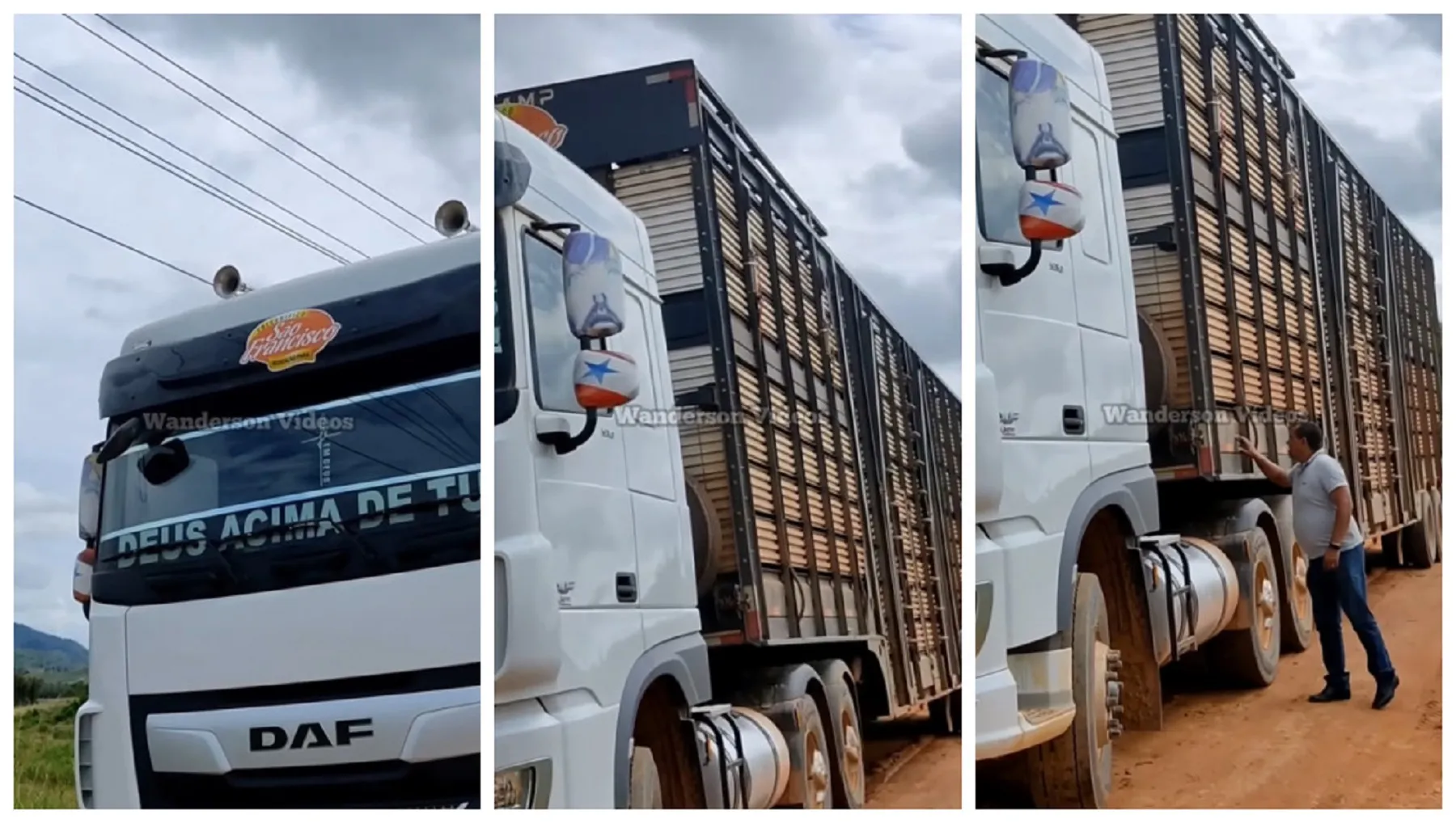 Caminhoneiro pede para utilizar banheiro da PRF com rebite no bolso