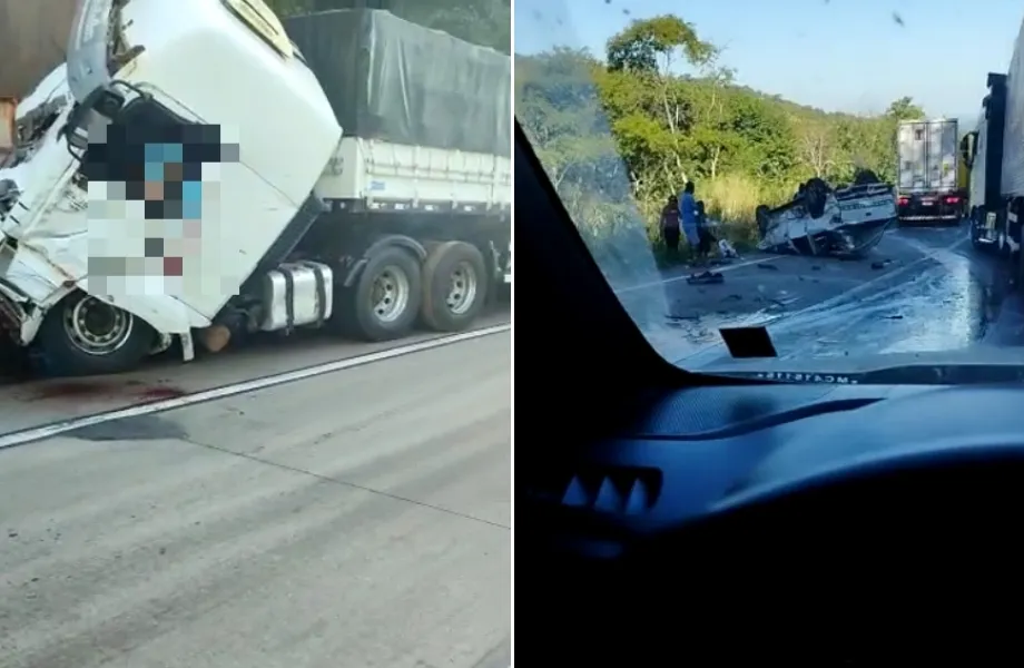 Caminhoneiro envolvido em acidente na Serra de São Vicente teria sido esfaqueado antes do acidente