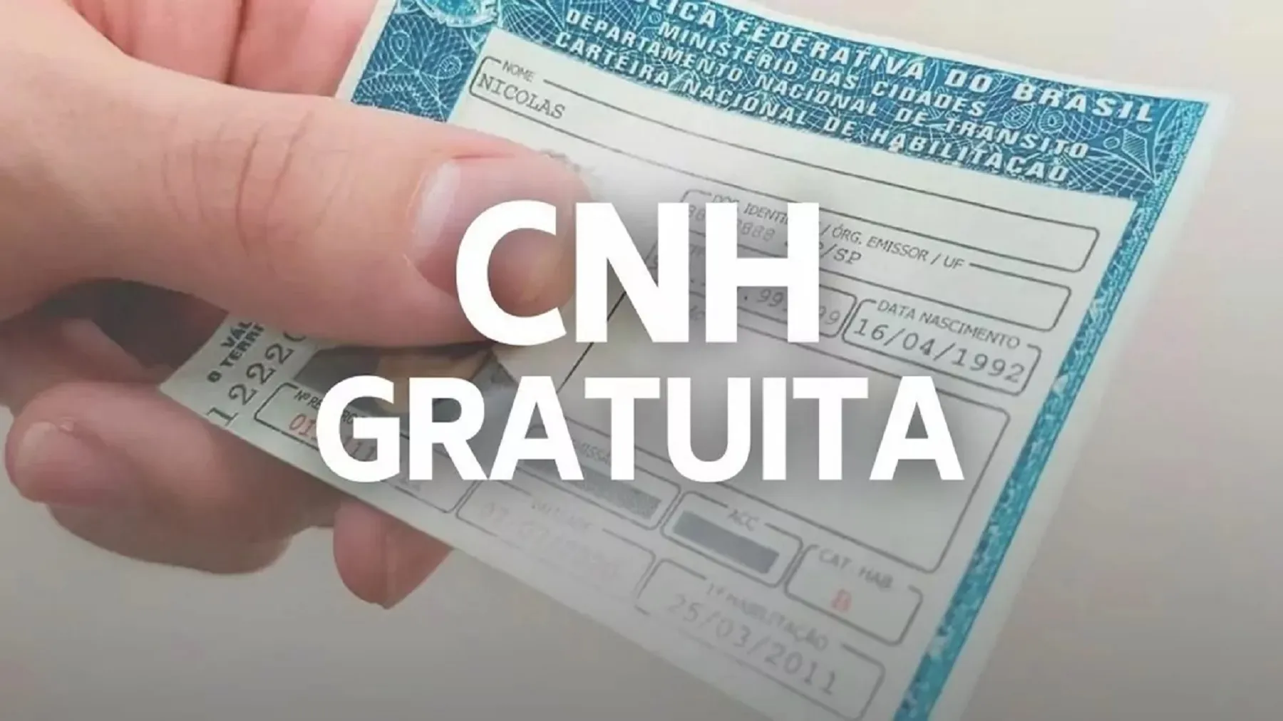 Projeto de Lei quer utilizar os recursos arrecadados com multas para custear a CNH para pessoas de baixa renda