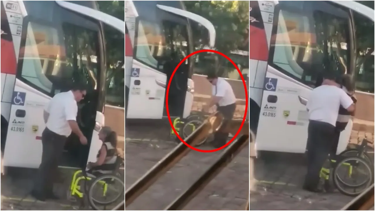 Atitude de motorista com cadeirante chama atenção nas rede sociais
