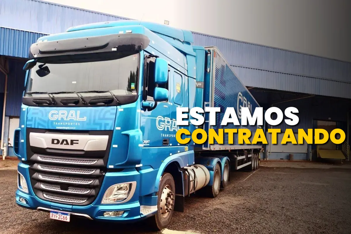 Transportadora Gral abre novas vagas para motorista em São Paulo