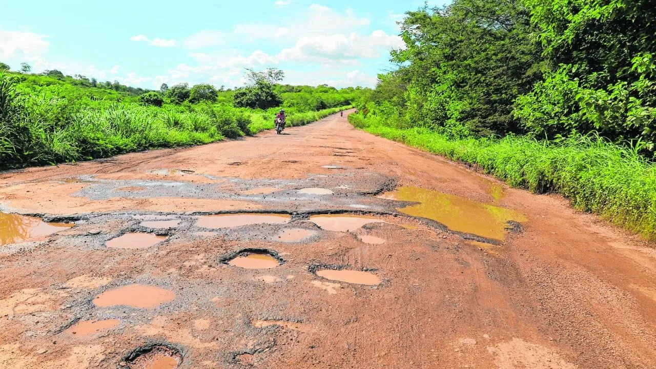 Estado precário das rodovias do Brasil