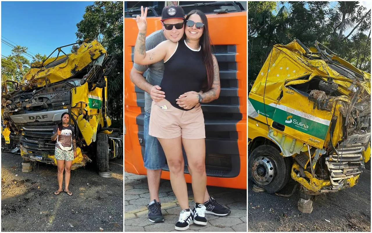 Caminhoneira Fran Cândido sofre grave acidente e detalha o incidente