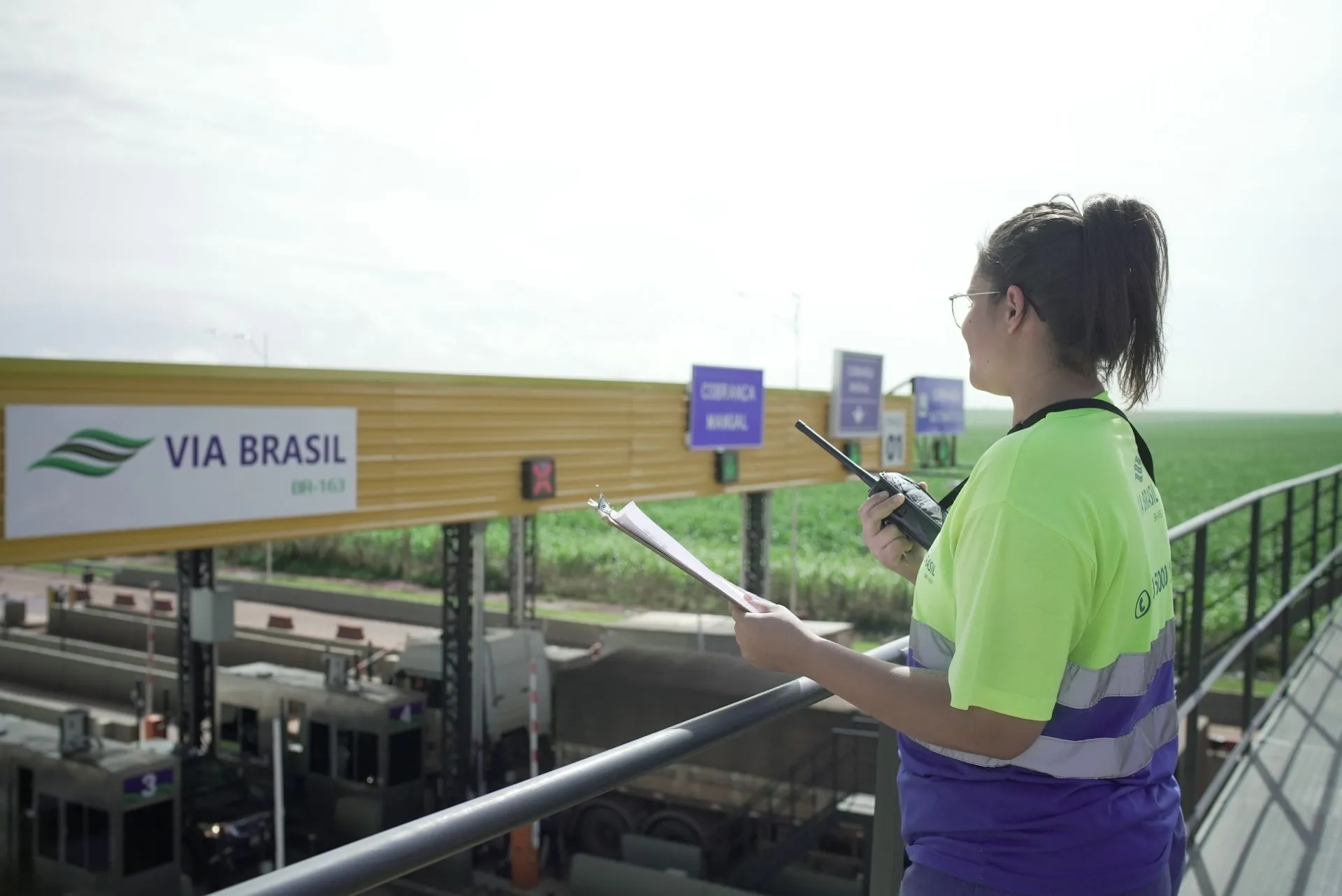 Campanha Via Brasil BR-163 e ANTT – Paz no trânsito começa por você. 