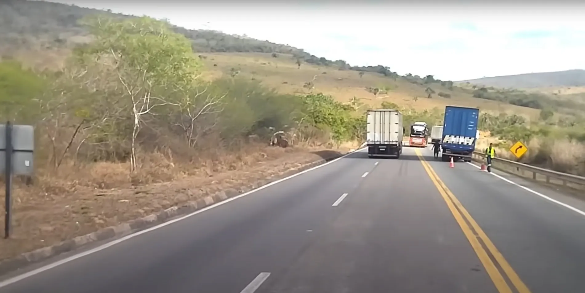 Perigo na Serra do Cem: estradeiro alerta para condições precárias na BR-116, Bahia