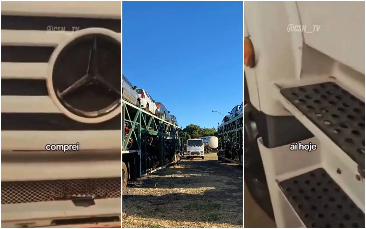 Homem compra caminhão em leilão e é surpreendido ao vendê-lo