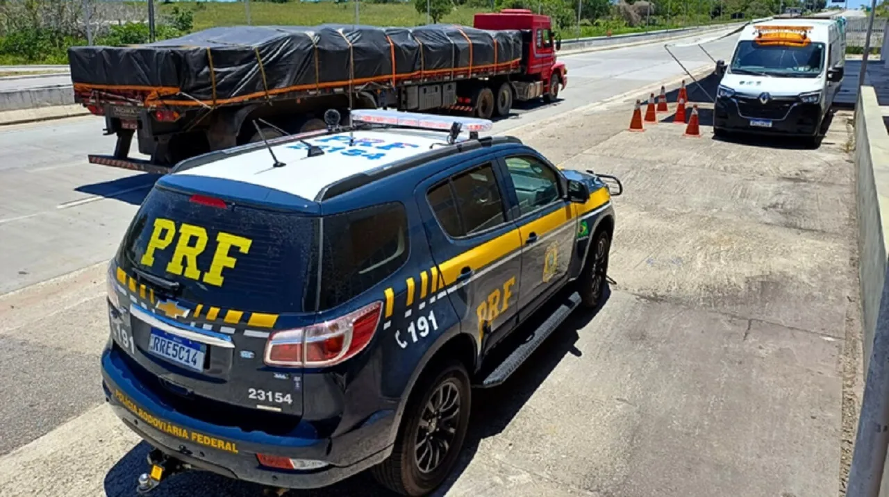 PRF Sergipana Apreende Quantidade Recorde De Excesso De Peso Em Unico Dia