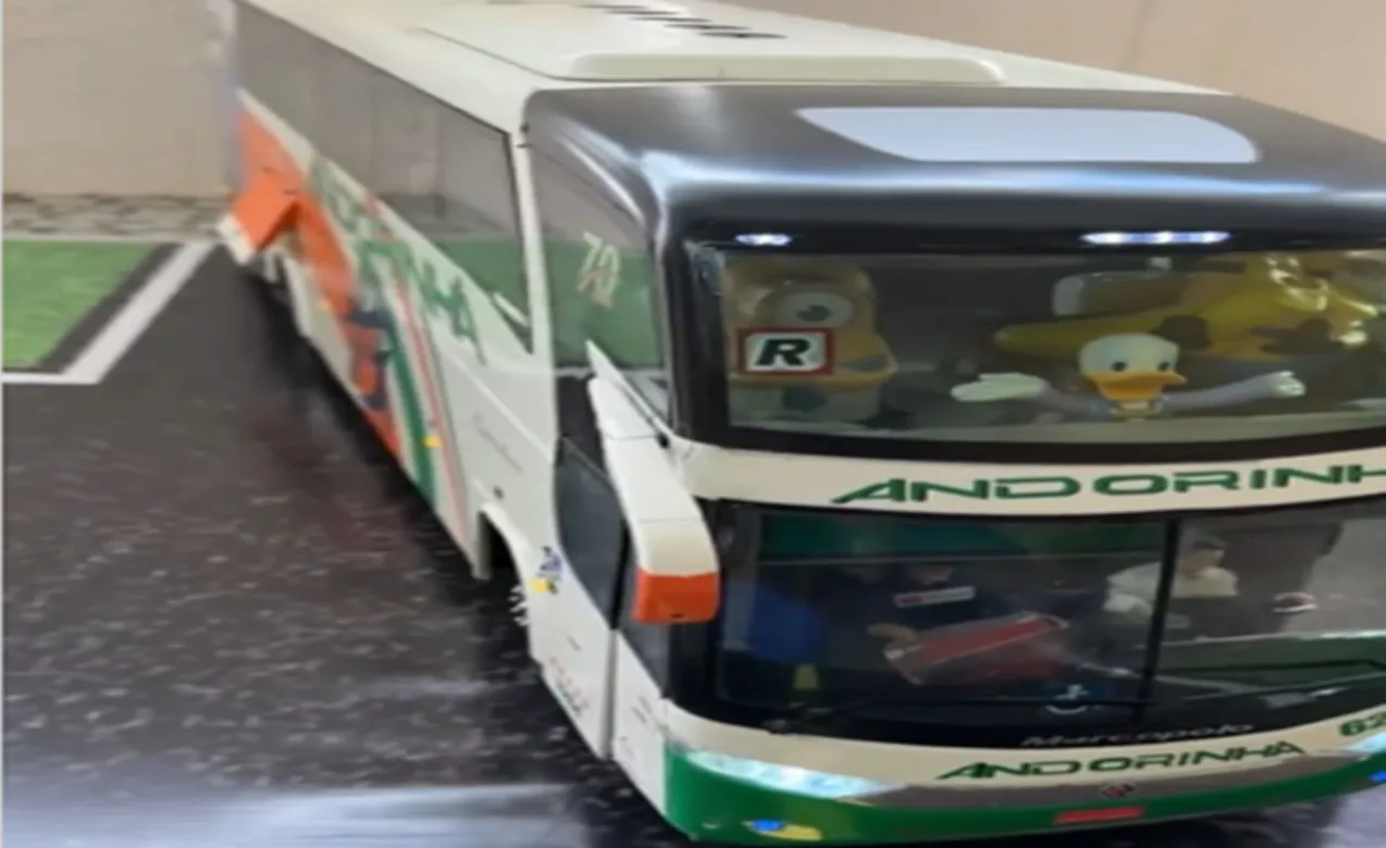 Mini Onibus Da Andorinha Replica Funcional Surpreende Nas Redes Sociais