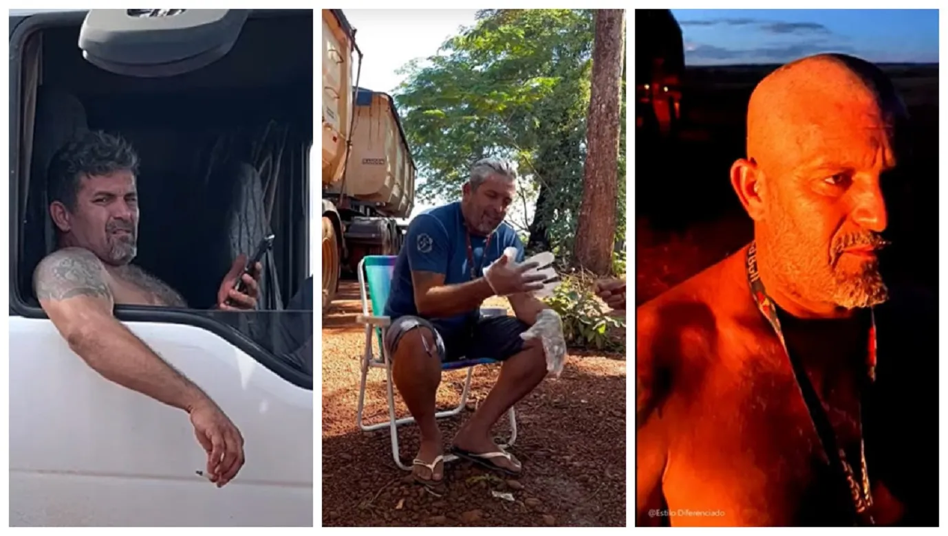 Caminhoneiro alisa cabelo e fica careca