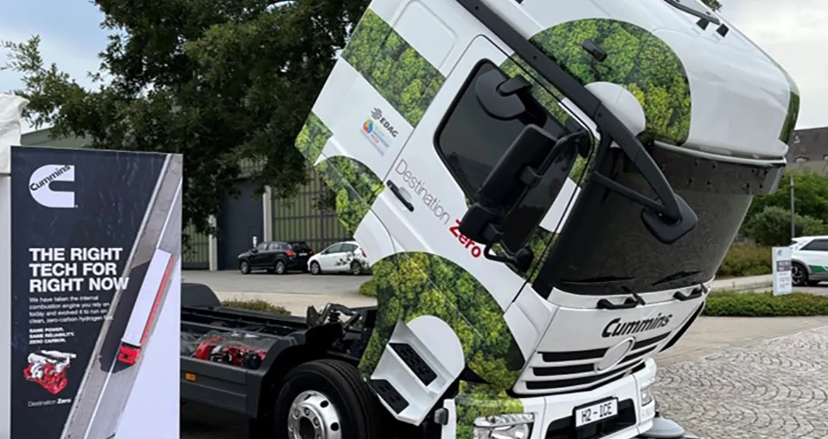 Cummins explora motores a hidrogênio como alternativa ao diesel