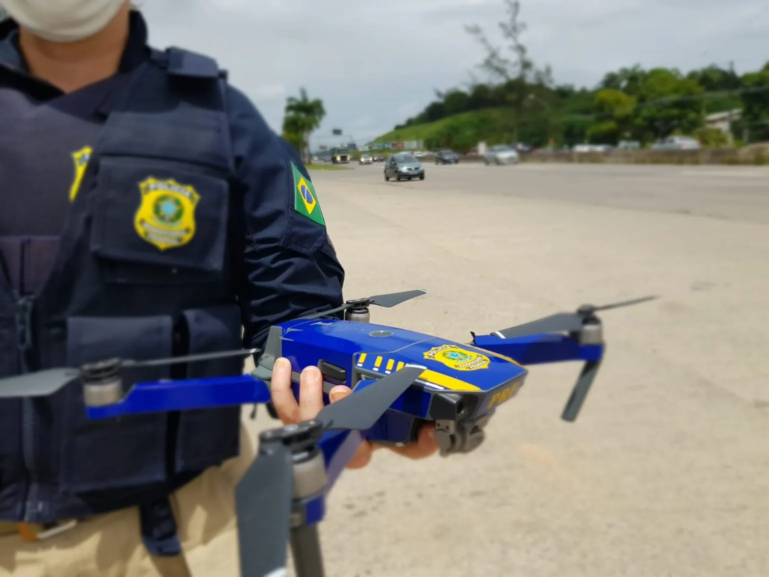 PRF intensifica fiscalizações em rodovias com o uso de drones
