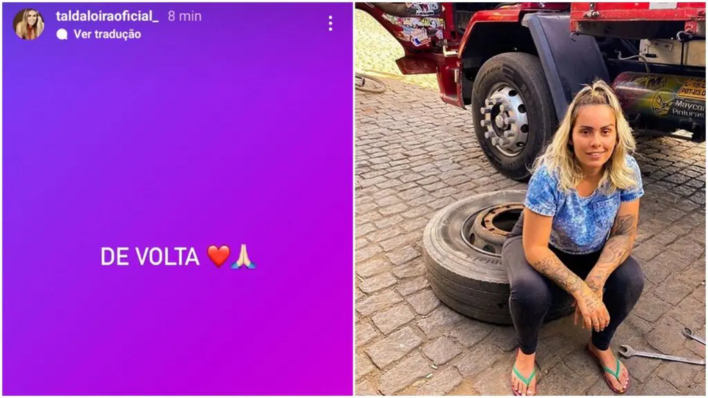 Voltei igual a Fênix! – Caminhoneira Tal da Loira retorna às estradas após dificuldades financeiras