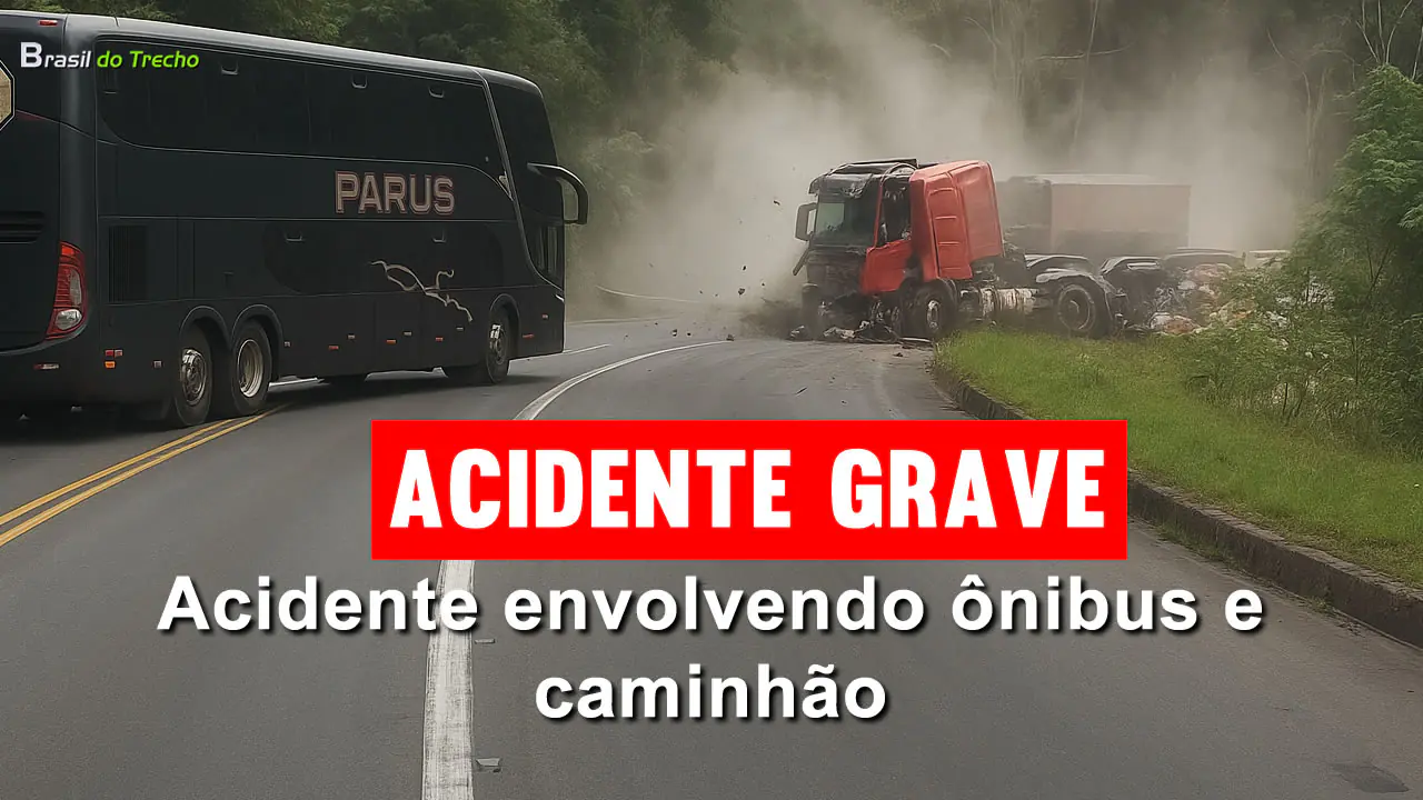 Tragédia na BR-101: colisão entre carreta e ônibus deixa três mortos e 26 feridos no Espírito Santo