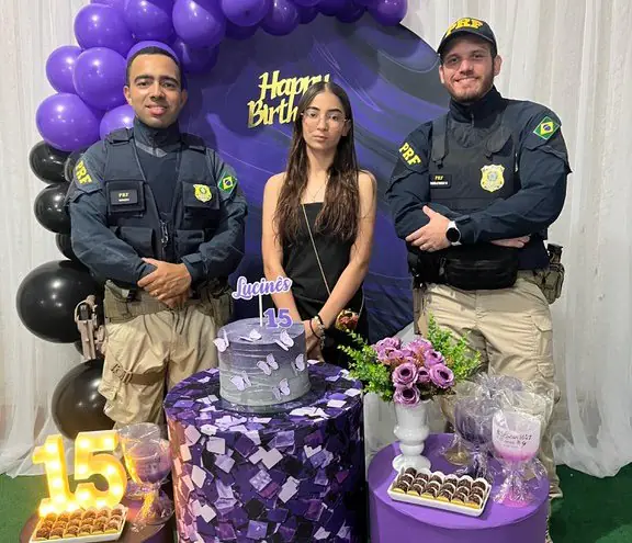 PRF realiza surpresa emocionante no aniversário de jovem admiradora em Vila Nova do Piauí