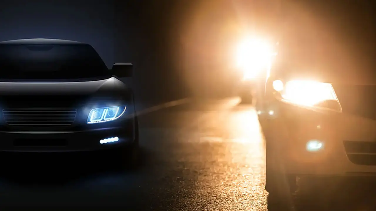 CARRO COM FAROL