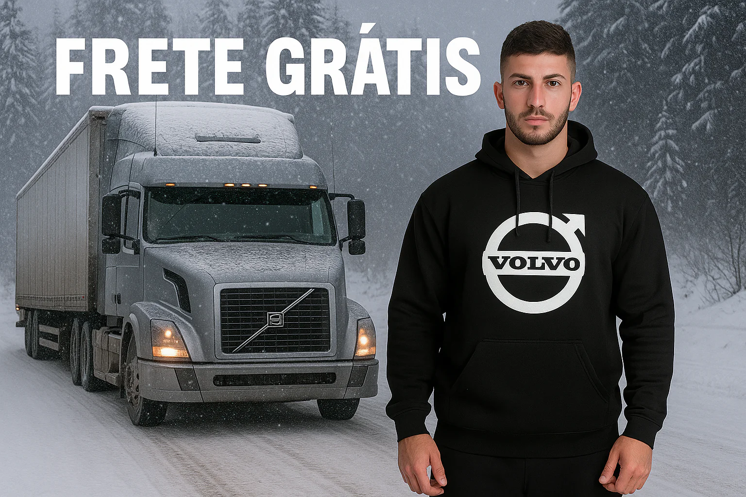 Moletom da volvo está custando 79,90 e com fretes grátis no Mercado Livre.