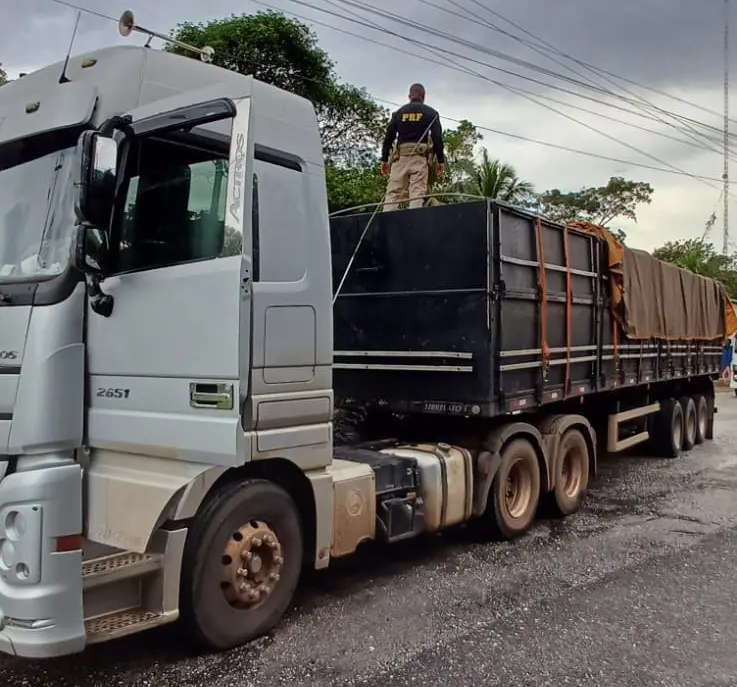 PRF apreende 30 m³ de madeira transportada ilegalmente no Pará