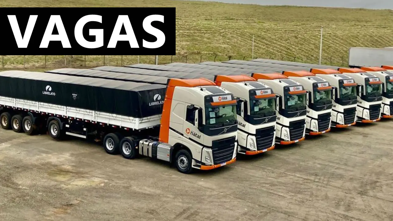 Transportadora Natal abre novas vagas para motorista em Goiás e Distrito Federal